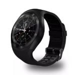 Y1 - Round Dial Smart Watch - Black