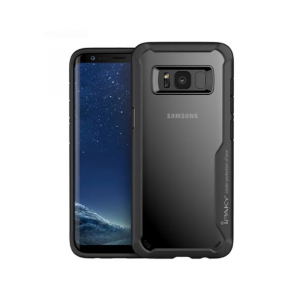 IPAKY Samsung Galaxy S8 Plus Flexible bumper back cover